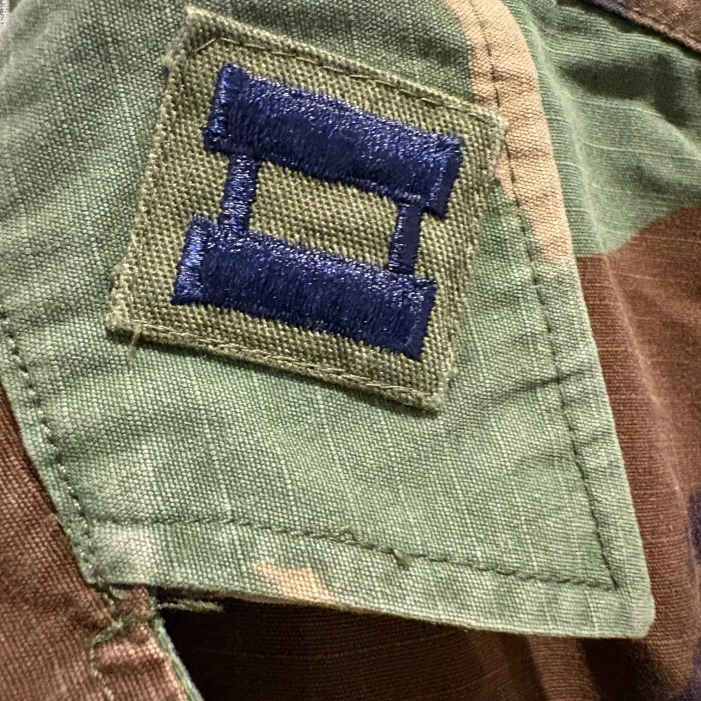 US Air Force BDU Combat Jacket Mens Medium Regular Camo 45th Space Wing Patch